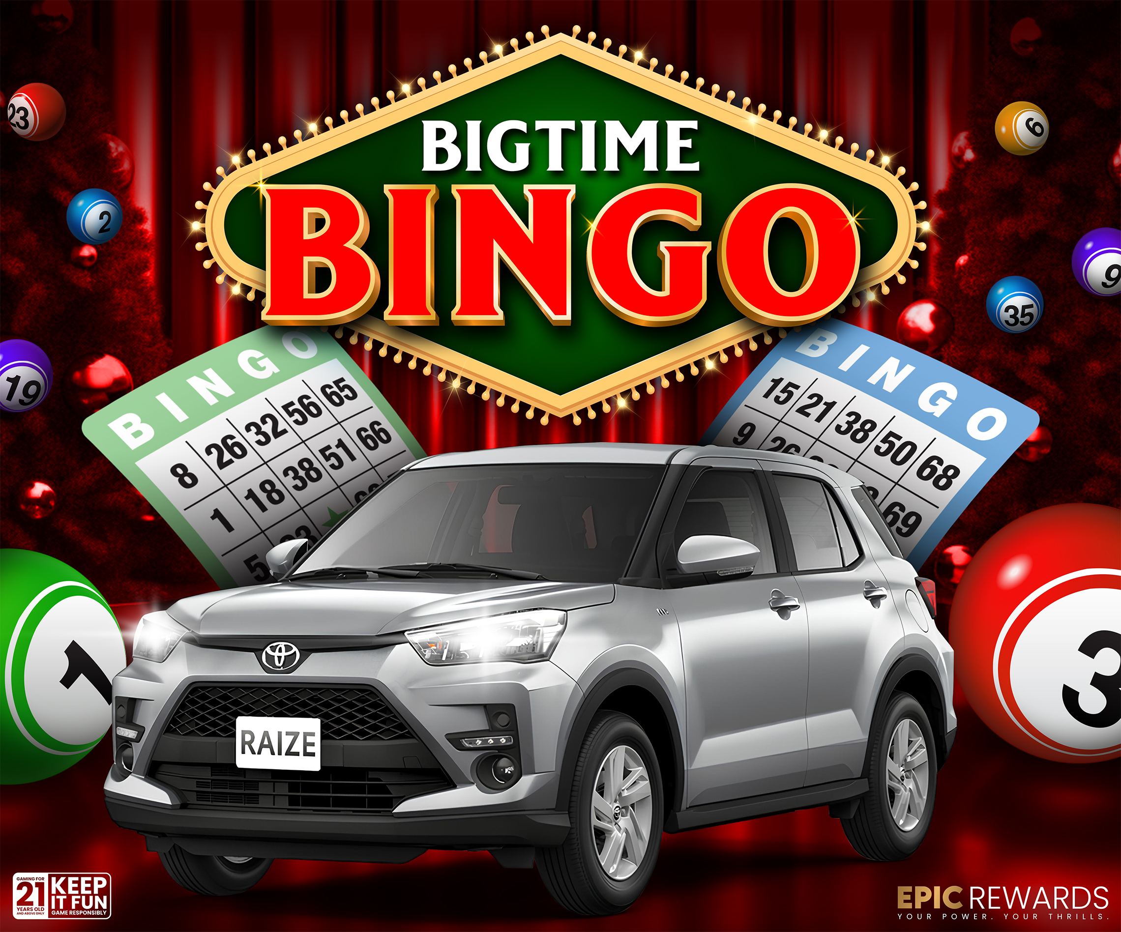 BIG TIME BINGO (YEAR-END RAFFLE)