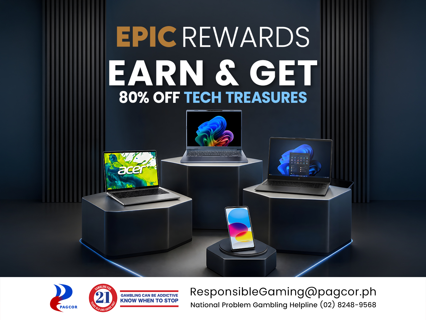 EARN & GET: TECH TREASURES