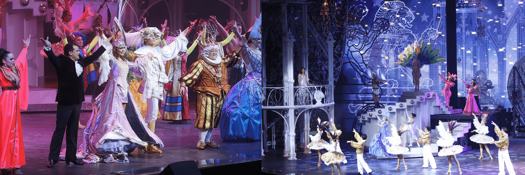 Kaos (2010–2011), the inaugural production that demonstrated the scale and ambition of Filipino musical spectacle at the newly opened NPAT.