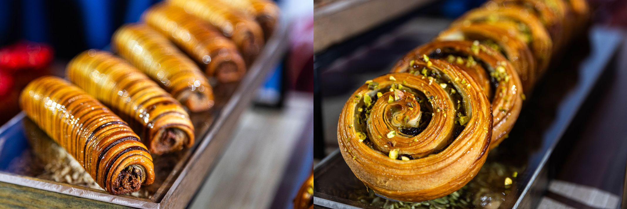 Viennoiserie creations by MICHELIN-recognized pastry chef Antonio Bachour, including the Gianduja XL Croissant and Pistachio Pain aux Raisin, exclusively available at Newport World Resorts