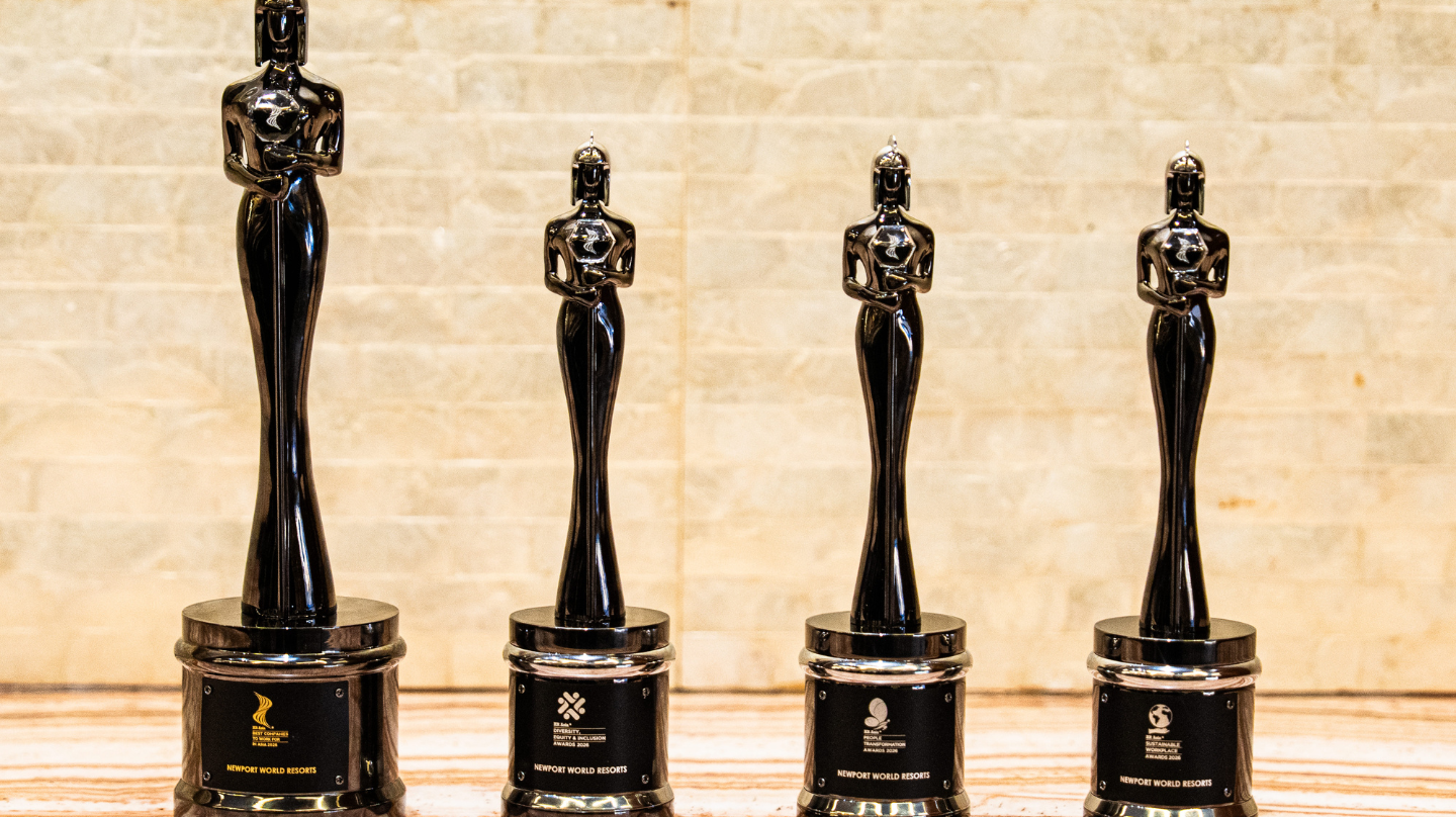 Alongside its Best Companies to Work for in Asia distinction, Newport World Resorts received three special awards including the People Transformation Award, Diversity, Equity & Inclusion Award, and Sustainable Workplace Award.