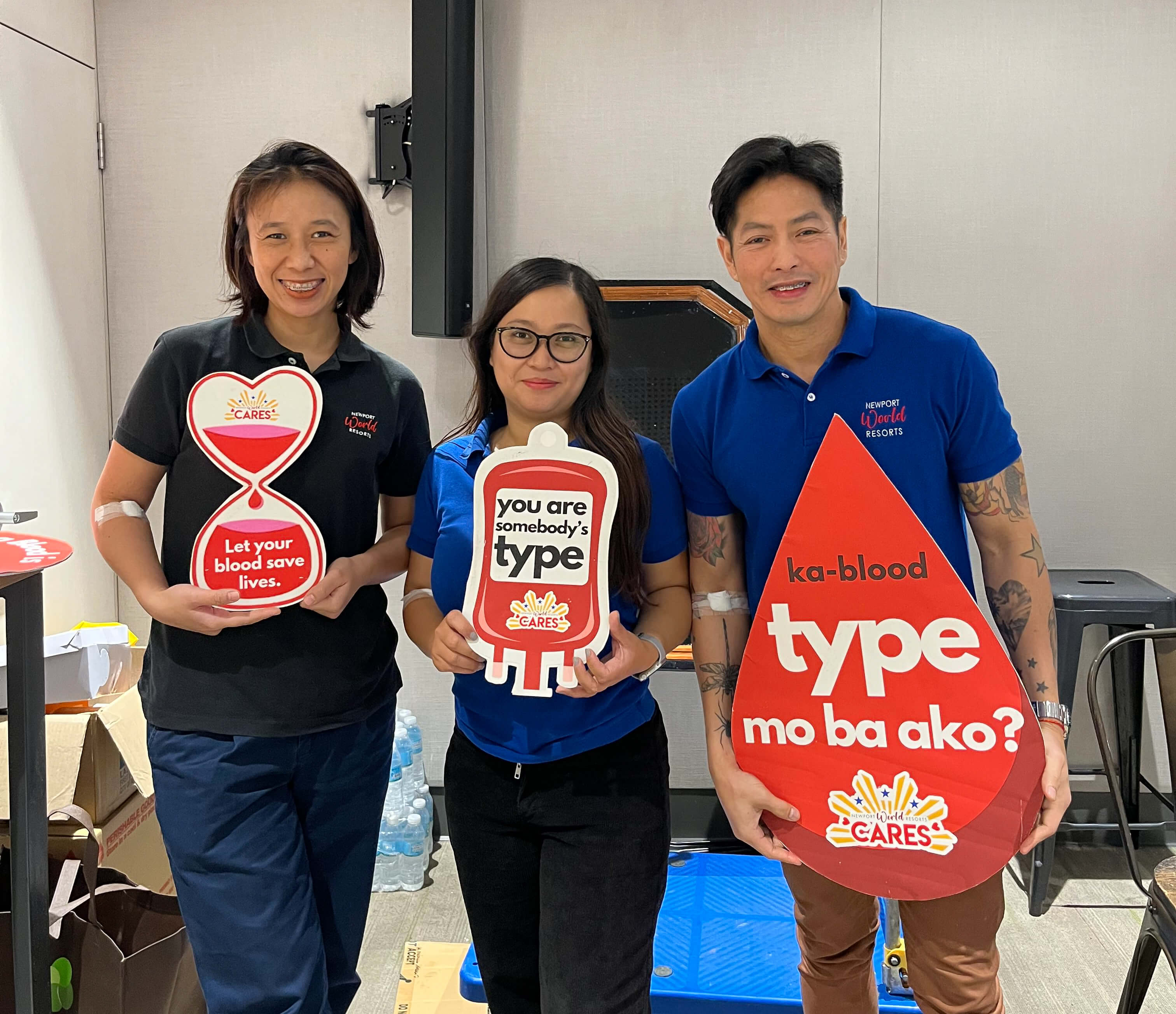 Newport World Resorts’ employees continue life-saving tradition