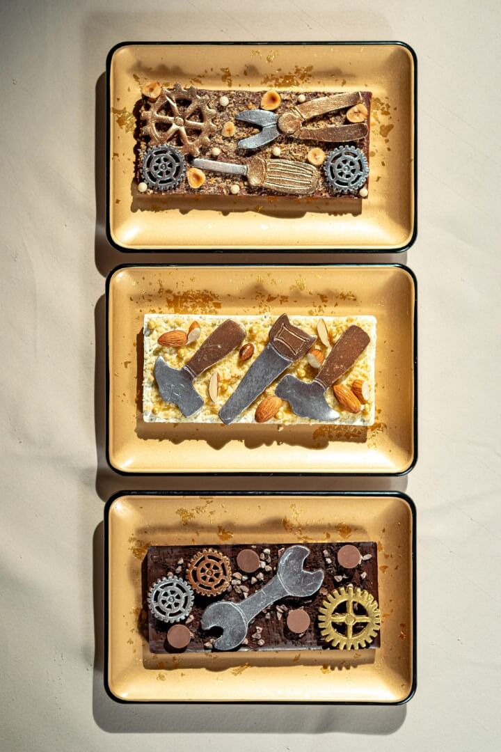 Bourbon Caramel Coffee Crunch Cake and Boozy Chocolate Bars at the Yawaragi Pastry Boutique,  Hotel Okura Manila at Newport World Resorts
