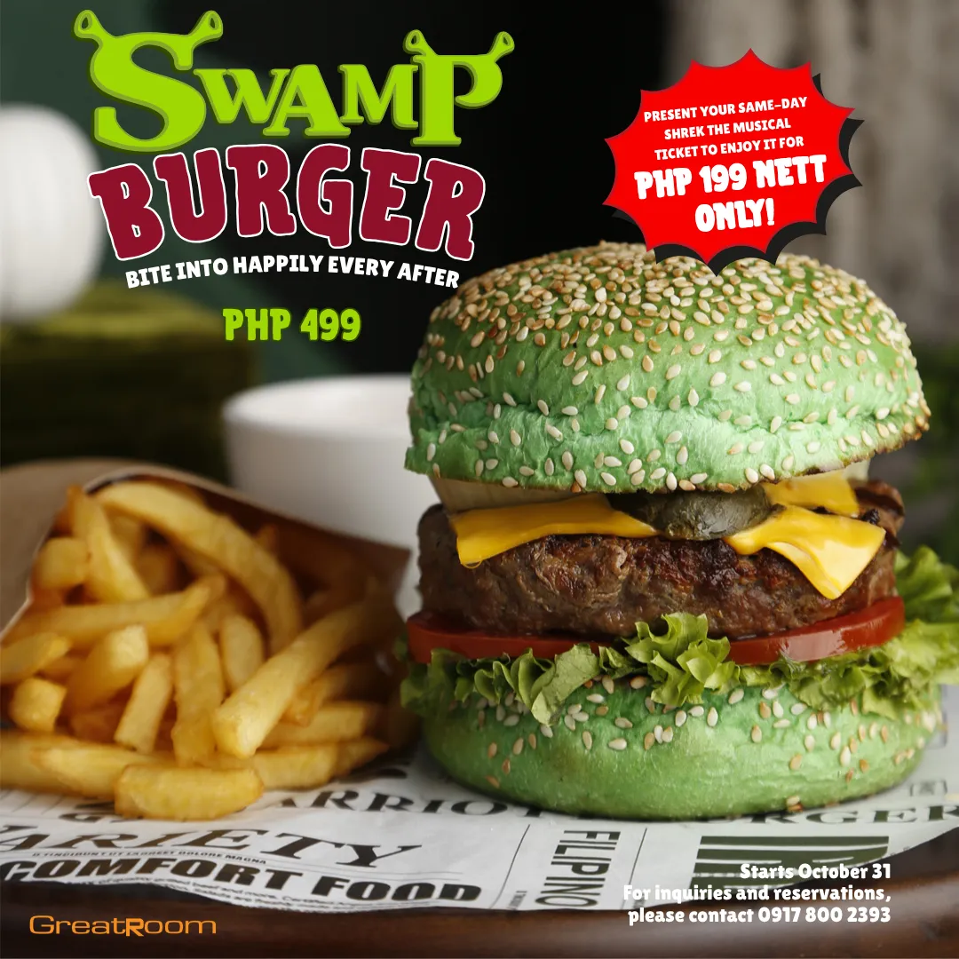 Swamp Burger at the GreatRoom