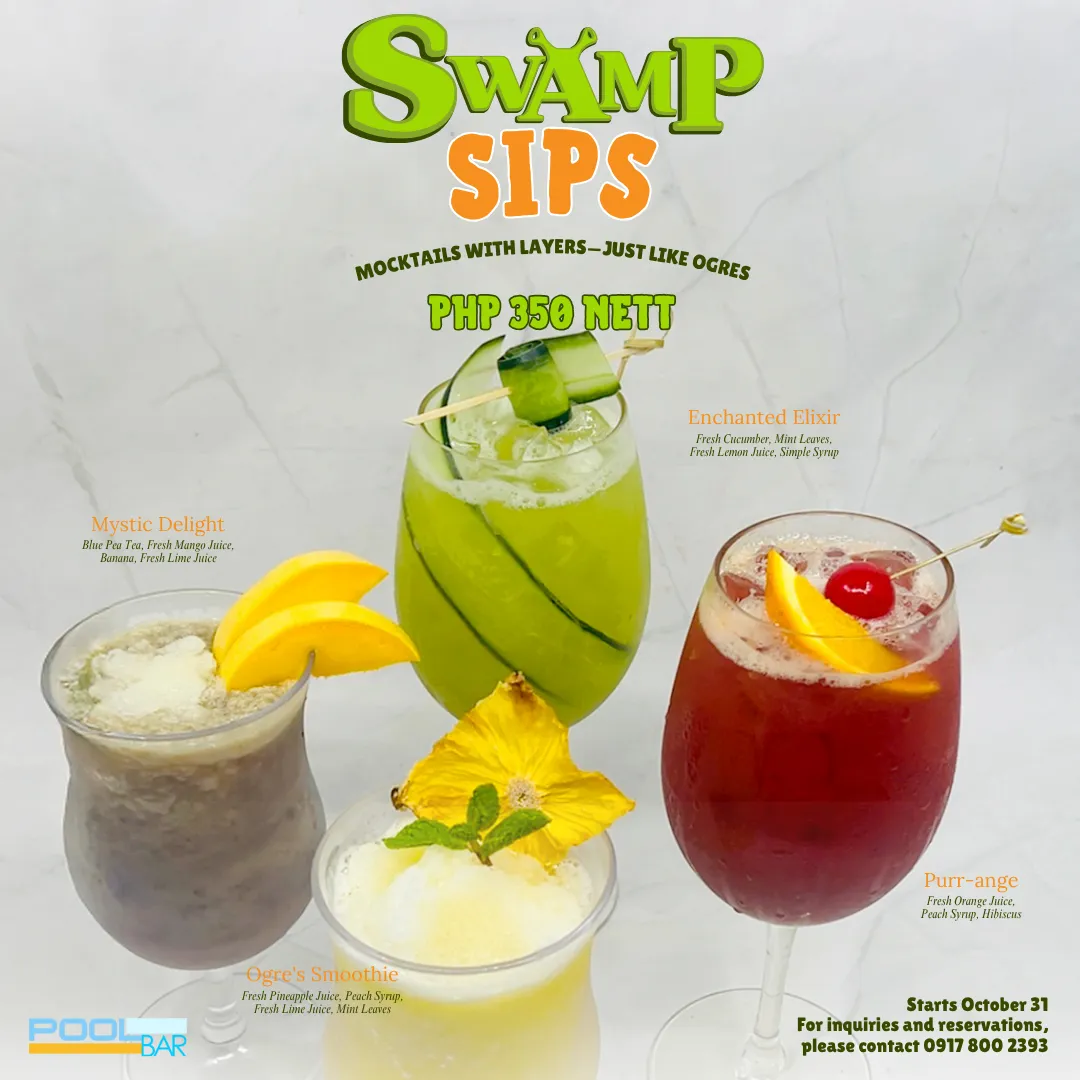 Swamp Sips at the Pool Bar