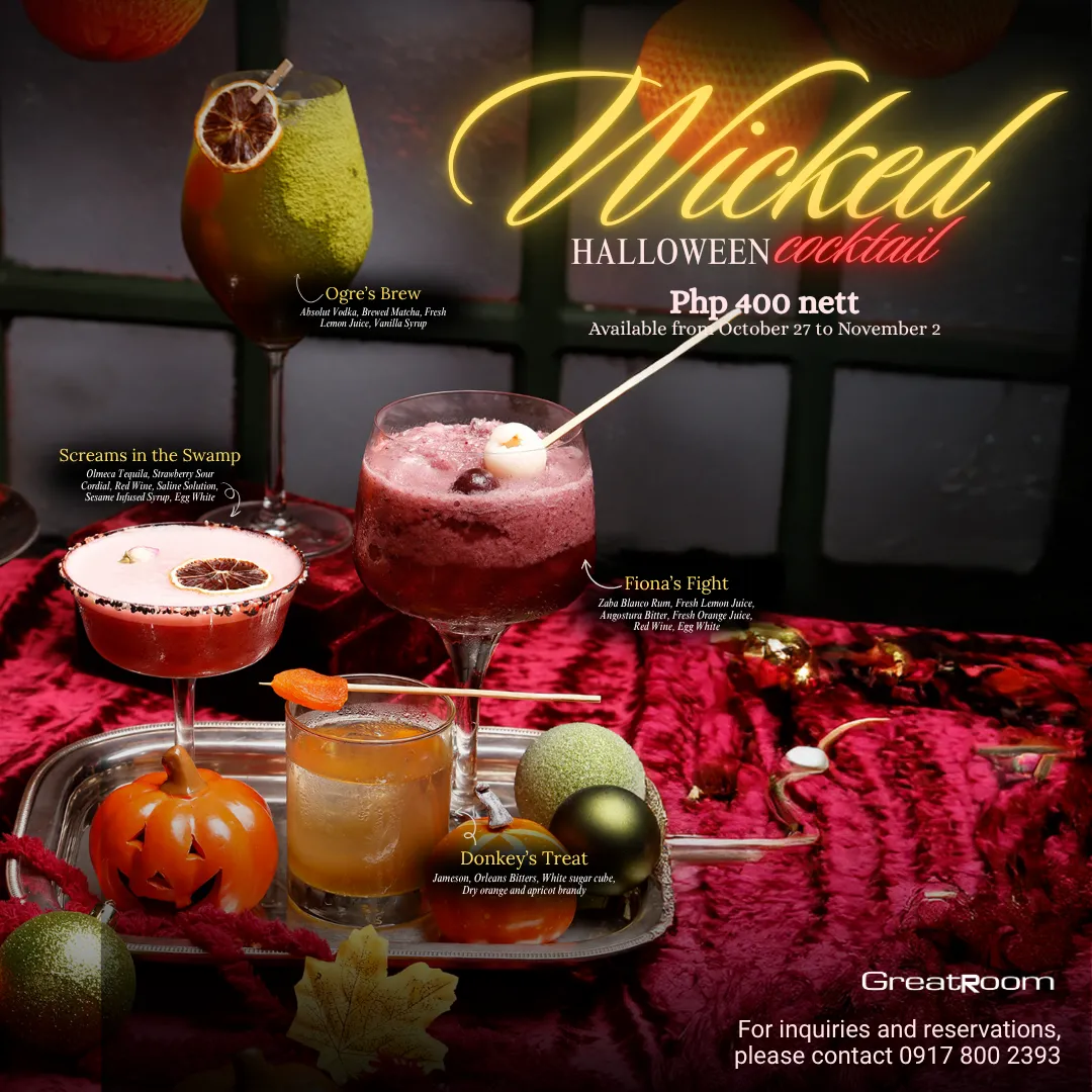 Wicked Halloween Cocktail at the GreatRoom 