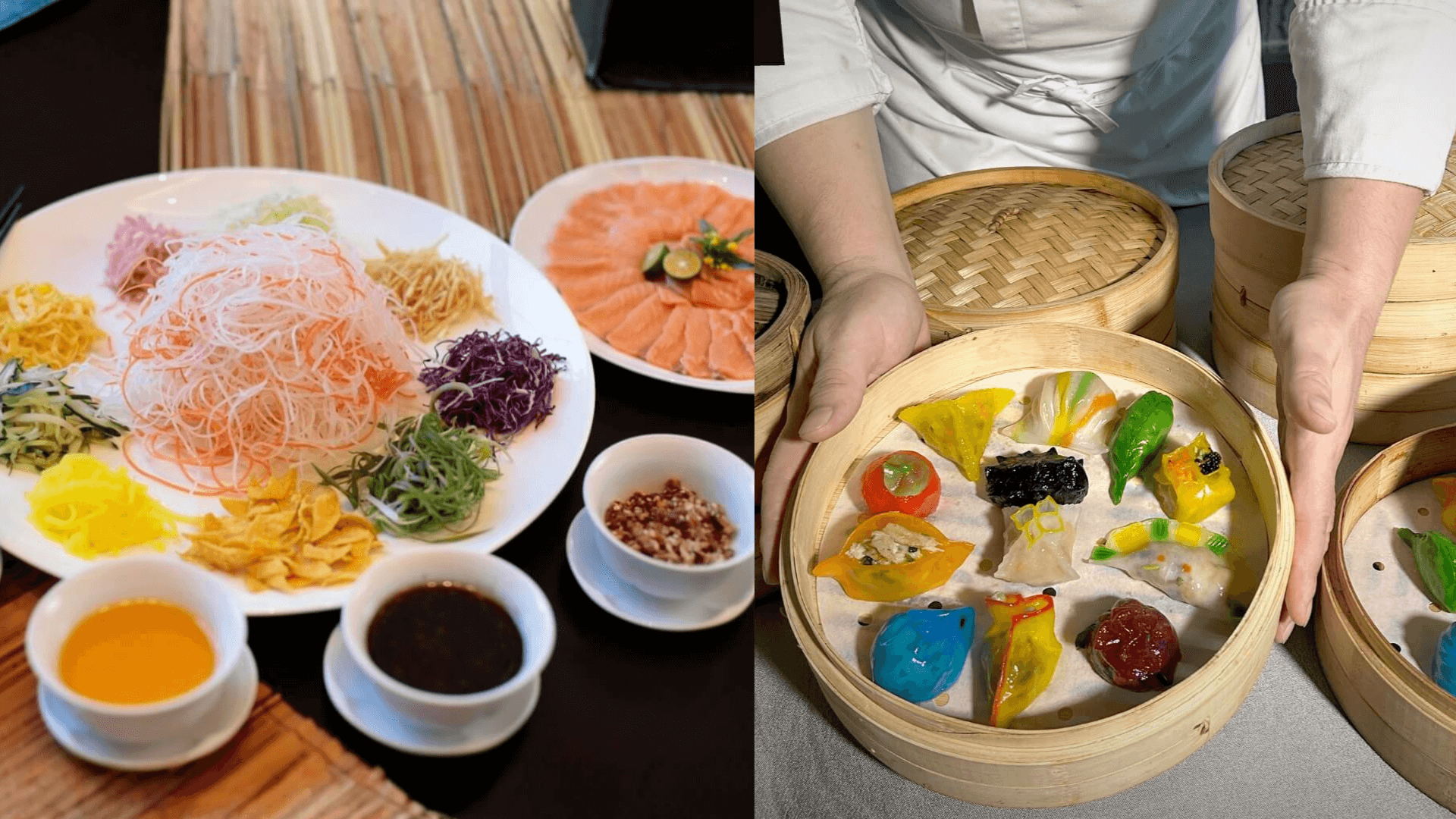 Lo Hei and Prosperity Dimsum Set at Man Ho, Manila Marriott Hotel at Newport World Resorts