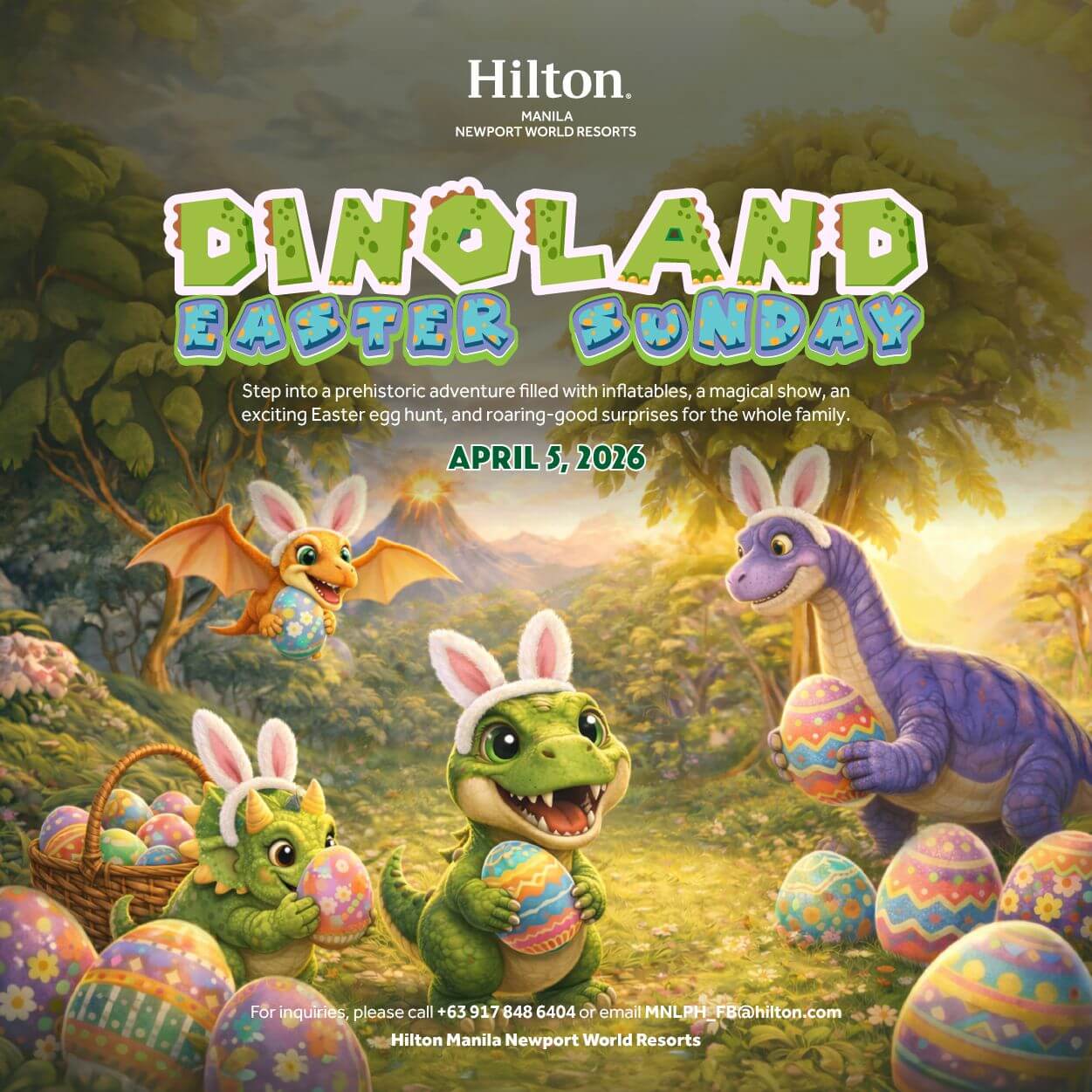 Dinoland Easter Sunday