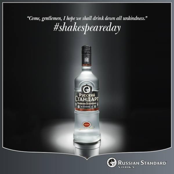 A bottle of Russian Standard Original