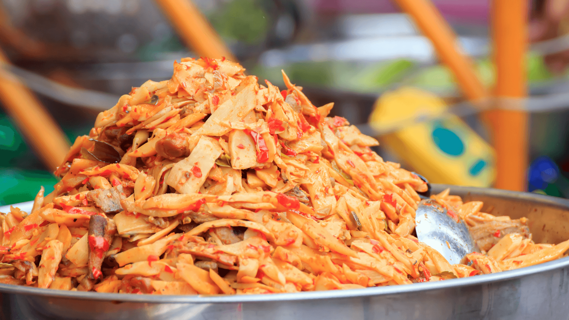 Stir-Fried Mushrooms and Bamboo Shoots