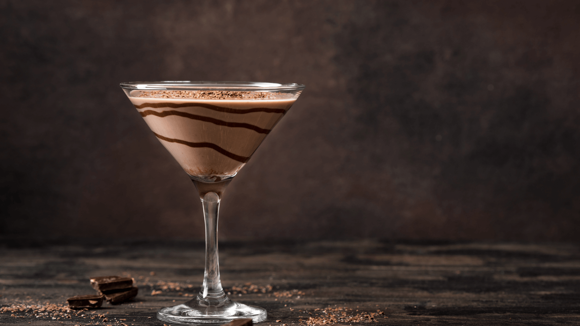 Glass of Chocolate Martini