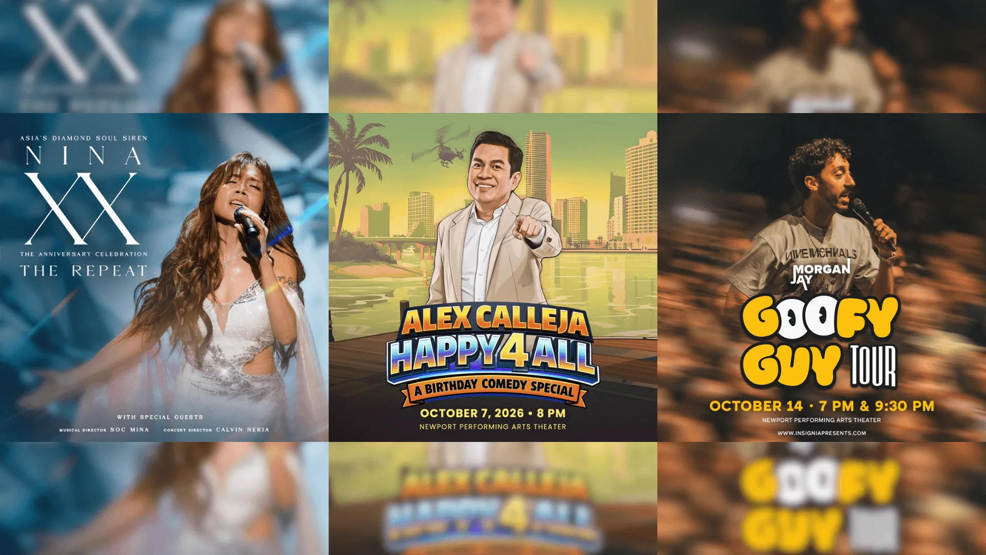 Back-to-back concerts and comedies coming to Newport World Resorts