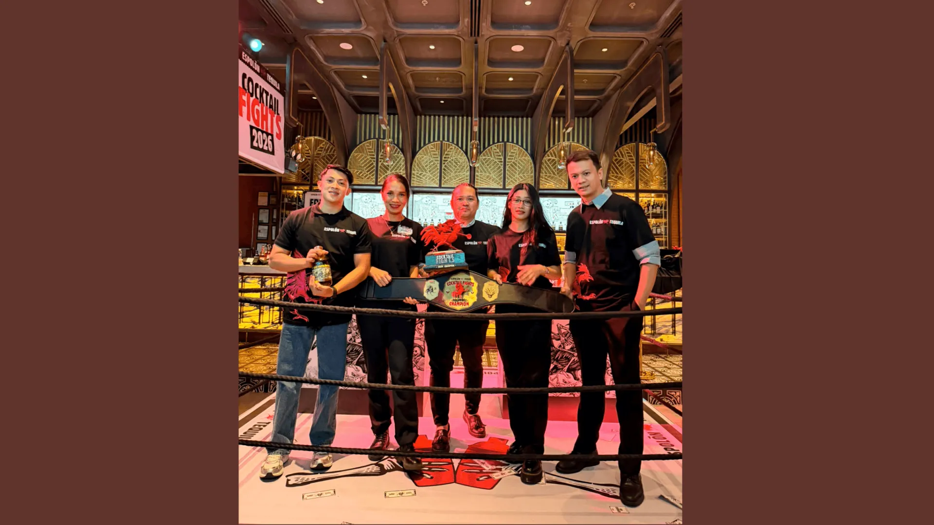 Newport World Resorts’ Edu Zamora crowned Espolòn Tequila Cocktail Fight champion